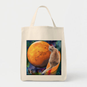 Bolso De Tela Estrella Surfista-Gato Pimiento