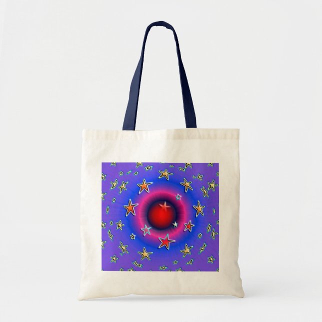 Bolso De Tela Estrellas (Frente)