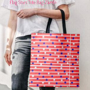 Bolso De Tela Estrellas de bandera