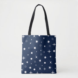 Bolso De Tela Estrellas de cielo azul