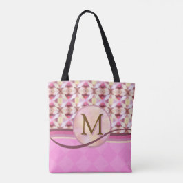 Bolso De Tela Estrellas de conexión rosas y amarillas
