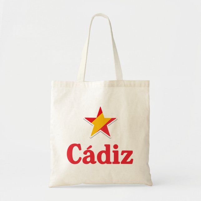 Bolso De Tela Estrellas de España - Cádiz (Frente)