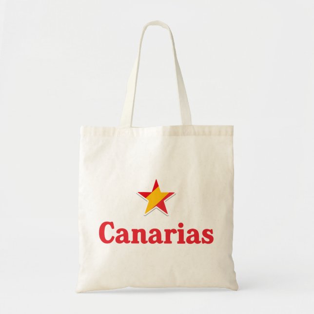 Bolso De Tela Estrellas de España – Canarias (Frente)