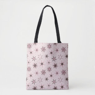 Bolso De Tela Estrellas de Geo Rosa bonito - patrón.