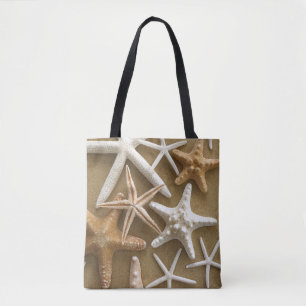 Bolso De Tela Estrellas de mar en la arena