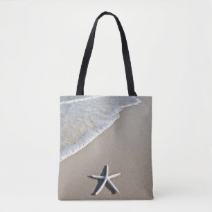 Bolso De Tela Estrellas de mar en una playa alejada