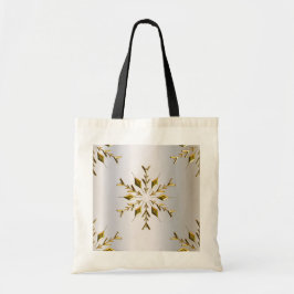 Bolso De Tela Estrellas de Navidades dorados