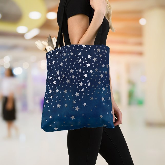 Bolso De Tela Estrellas de plata en caída Celestial (Subido por el creador)