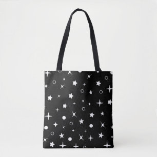 Bolso De Tela estrellas del cielo negro