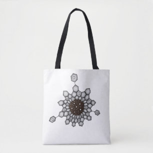 Bolso De Tela Estrellas espaciales de estructura aromática de qu