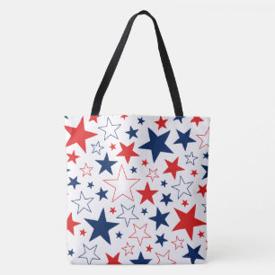 Bolso De Tela Estrellas patrióticas Tote Bag