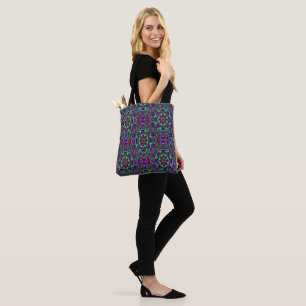 Bolso De Tela Estrellas psicodélicas....