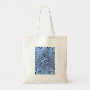 Bolso De Tela Estrellas Solares Cielo Nocturno Antiguo Zodíaco M