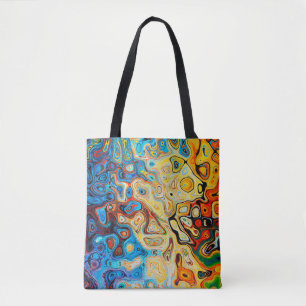 Bolso De Tela Estructura abstracta de textura colorida