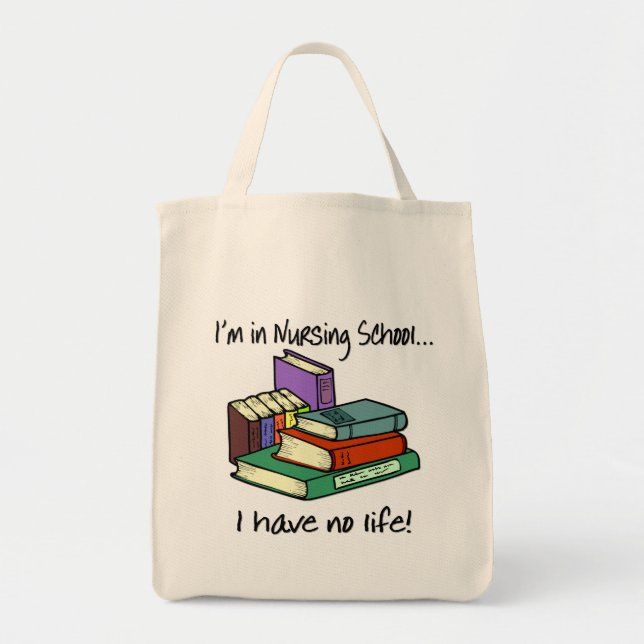 Bolso De Tela Estudiante de la enfermería (Frente)