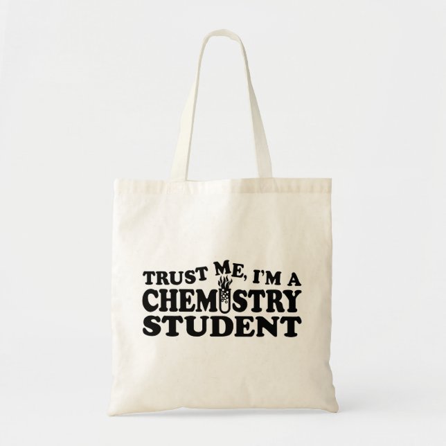 Bolso De Tela Estudiante de Química (Frente)