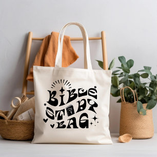 Bolso De Tela Estudio de la Biblia Cristiano