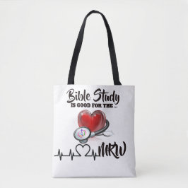 Bolso De Tela Estudio de la Biblia / Religión Versión 2 - Ver At