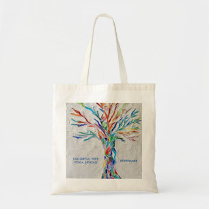 Bolso De Tela Estudio de Yoga Colorido personalizar