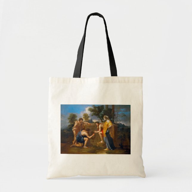 Bolso De Tela Et in Arcadia ego, Poussin (Frente)