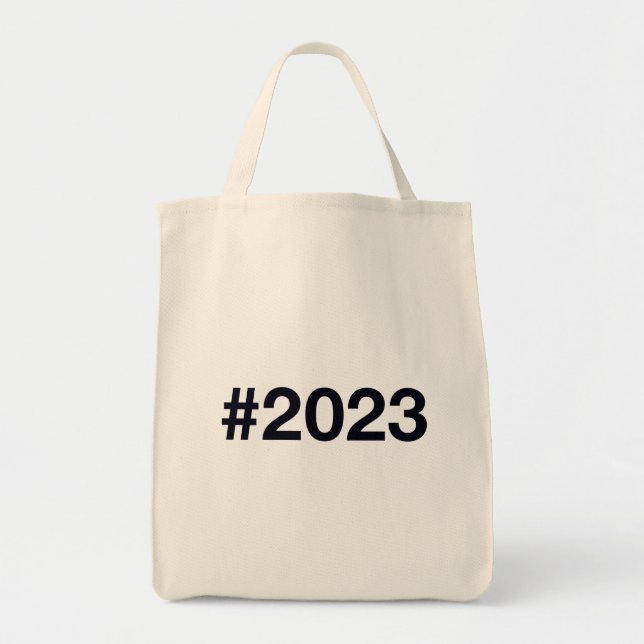 Bolso De Tela Etiqueta de 2023 (Frente)