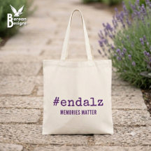 Etiqueta de Conciencia del Alzheimer Fin del Alzhe