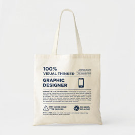 Bolso De Tela Etiqueta de cuidado de diseño gráfico de Kean MGC