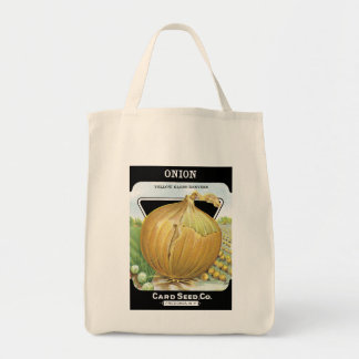 Bolso De Tela Etiqueta de paquete de semilla de cebolla