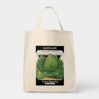 Bolso De Tela Etiqueta de paquete de semilla de col