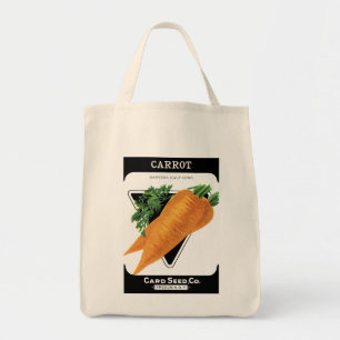 Bolso De Tela Etiqueta de paquete de semilla de zanahoria