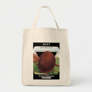 Bolso De Tela Etiqueta de paquete de semillas de remolacha