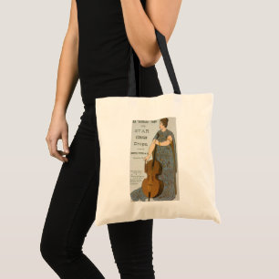 Bolso De Tela Etiqueta de producto vintage, gotas para la tos St