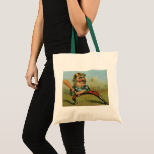 Bolso De Tela Etiqueta de puro vintage, Tansill Punch de béisbol