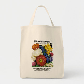 Bolso De Tela Etiqueta del paquete de la semilla de flores de la