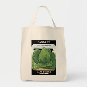 Bolso De Tela Etiqueta del paquete de la semilla de la col