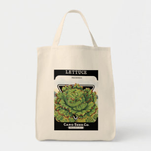 Bolso De Tela Etiqueta del paquete de la semilla de la lechuga