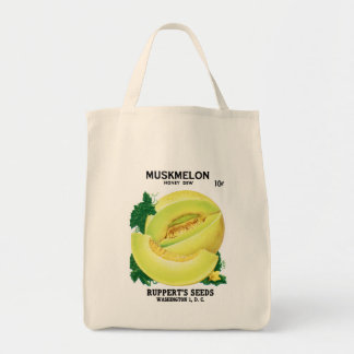 Bolso De Tela Etiqueta del paquete de semillas de Muskmelon ( Ho
