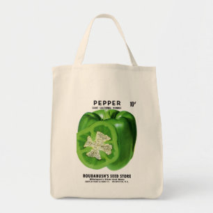 Bolso De Tela Etiqueta del paquete de semillas de Pepper