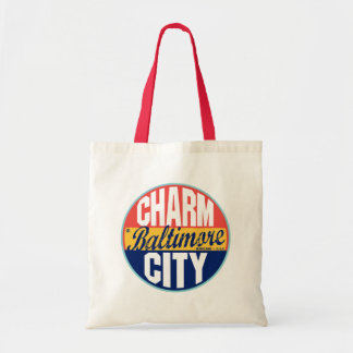 Bolso De Tela Etiqueta del vintage de Baltimore