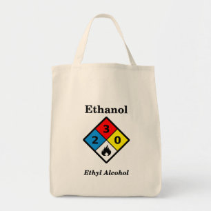 Bolso De Tela Etiqueta MSDS de etanol