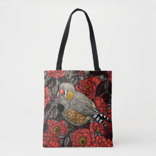 Bolso De Tela Etnia cebra y rosalis