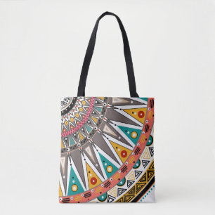 Bolso De Tela Étnica, adorno