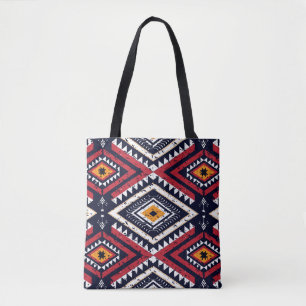 Bolso De Tela Étnica geométrica oriental: tradicional sin foco