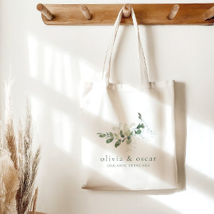 Bolso De Tela Eucalipto Botánico Moderno Negocios Minimalista