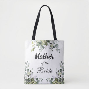 Bolso De Tela Eucalipto Madre de la novia Boda Tote Bag