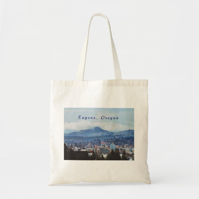 Bolso De Tela "Eugene, Oregon" Tote Bag (Frente)