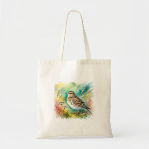 Bolso De Tela Eurasian Skylark 010924AREF128 - Watercolor