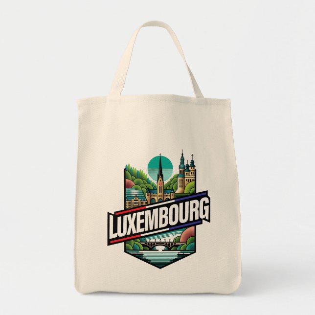 Bolso De Tela Europa de Luxemburgo (Frente)