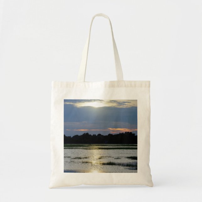 Bolso De Tela Evening At Folly River (Frente)