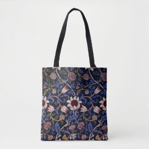 Bolso De Tela Evenlode, famoso patrón de William Morris,